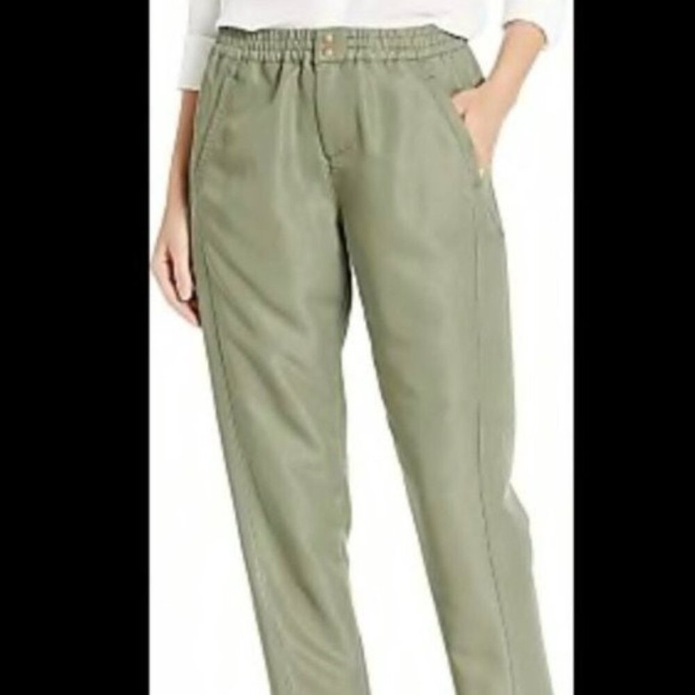 Nanette Lepore Women's Jogger Style Pants Size 6 Green Pockets NWT